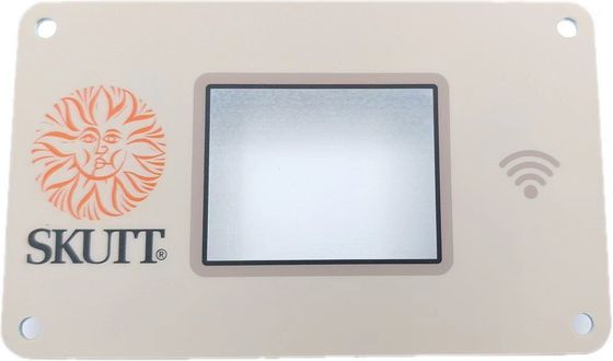 Interruptor de membrana de ponta com suportador de painel de metal para configurações industriais comerciais